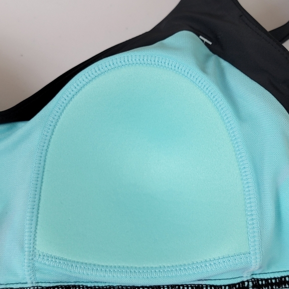 ZeroXposur Sun Smart Multi Color Print UPF 30+ Tankini Swim Top Sz L NEW - Picture 9 of 15